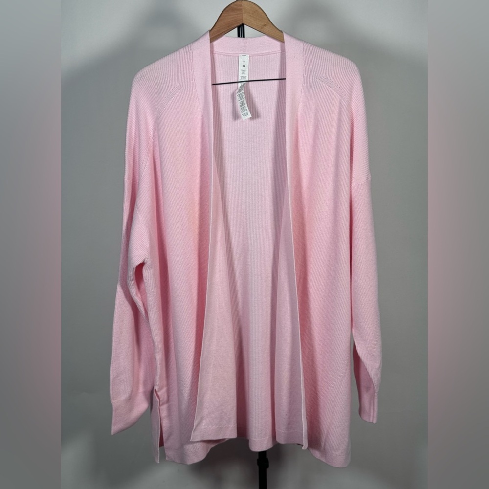 NWOT Lululemon Side Slit Sweater Wrap Strawberry Milkshake - Picture 5 of 8